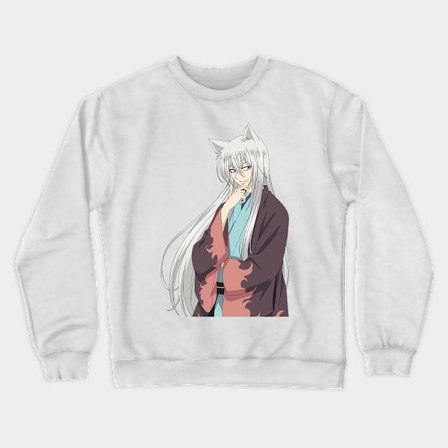 Yokai Tomoe Crewneck Sweatshirt by katelin1